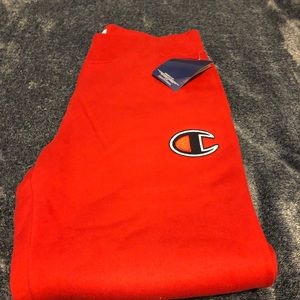 Red Champion Joggers